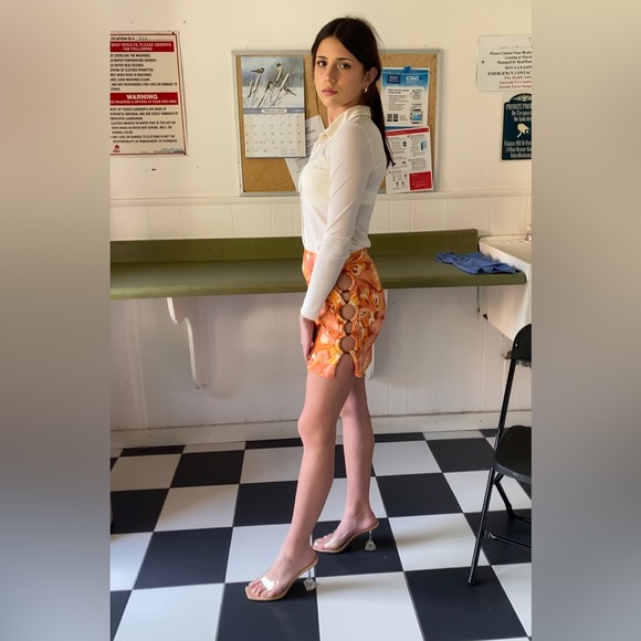 Hansen & Gretel Keisha Mini Skirt in Sunset Swirl XS - Picture 8 of 10